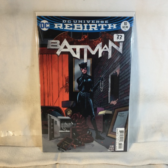 Collector Modern DC Comics DC Universe Rebirth Batman Comic Book No.10