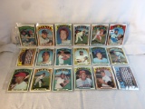Lot of 18 Pcs Collector Vintage MLB Baseball Sport Trading assorted Cards & Players - See Pictures