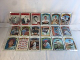 Lot of 18 Pcs Collector Vintage MLB Baseball Sport Trading assorted Cards & Players - See Pictures
