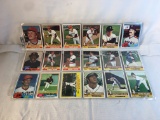 Lot of 18 Pcs Collector Vintage MLB Baseball Sport Trading assorted Cards & Players - See Pictures