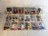 Lot of 18 Pcs Collector Vintage MLB Baseball Sport Trading assorted Cards & Players - See Pictures