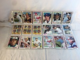 Lot of 18 Pcs Collector Vintage MLB Baseball Sport Trading assorted Cards & Players - See Pictures