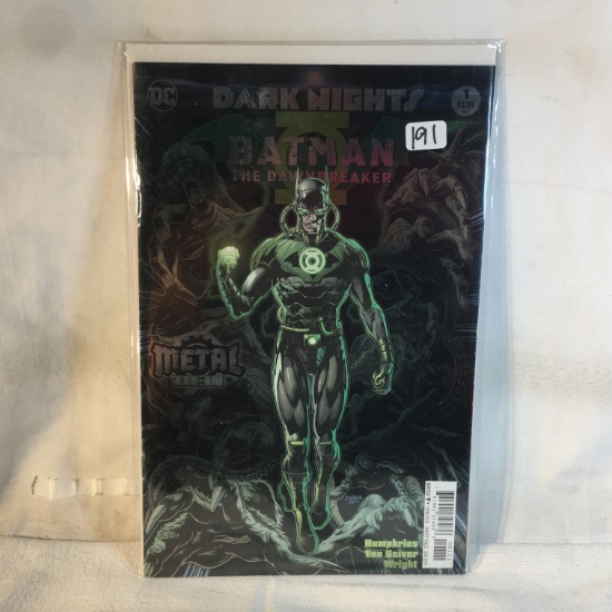 Collector Modern DC Comics Dark Nights Batman The Dawn Breaker Metal Tie-In Comic Book No.1