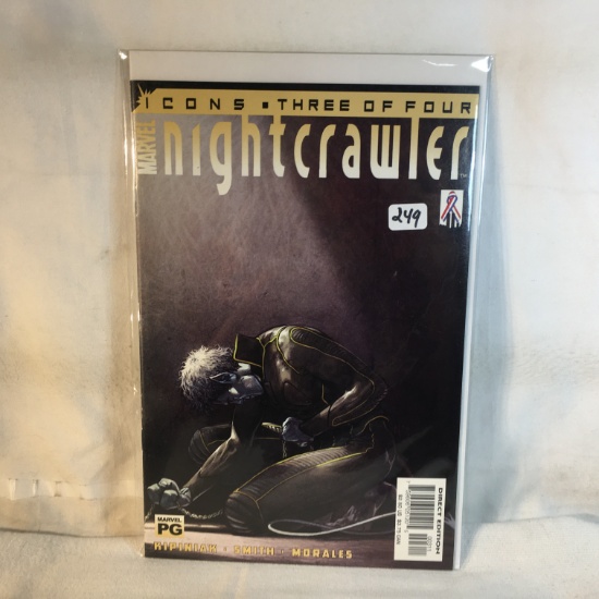 Collector Modern Marvel Comics Ucons Three Of Four Nightcrawler Comic Book No.3