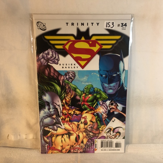 Collector Modern DC Comics Trinity Busiek Bagley Comic Book No.34