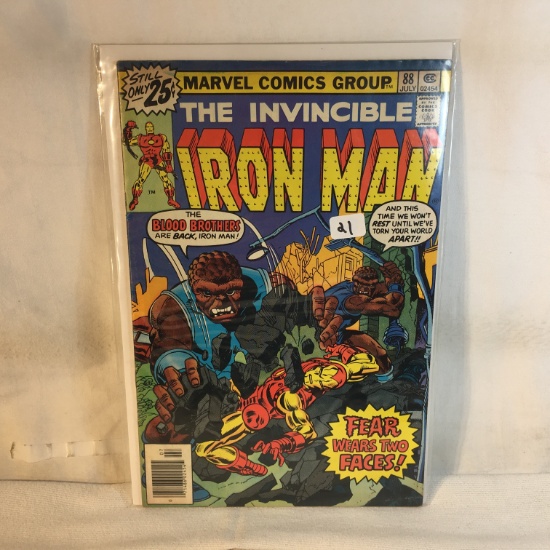 Collector Vintage Marvel Comics The Invincible Iron Man Comic Book No.88