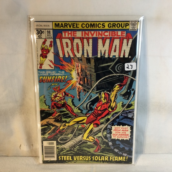 Collector Vintage Marvel Comics The Invincible Iron Man Comic Book No.98