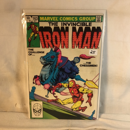 Collector Vintage Marvel Comics The Invincible Iron Man Comic Book No.163