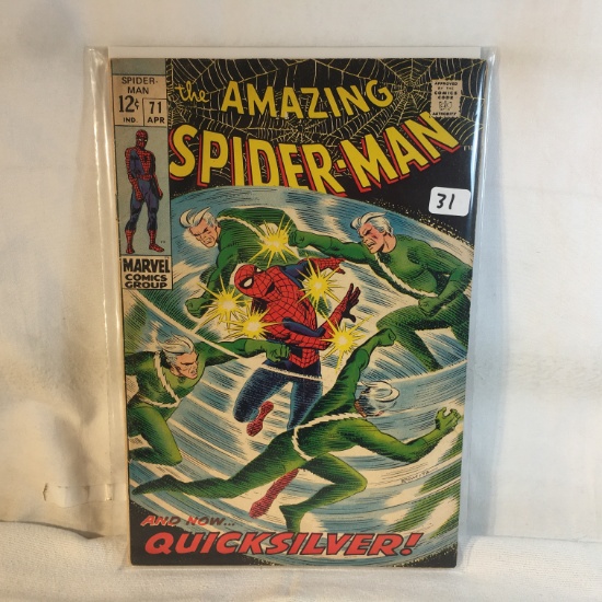 Collector Vintage Marvel Comics The Amazing Spider-man Comic Book No.71