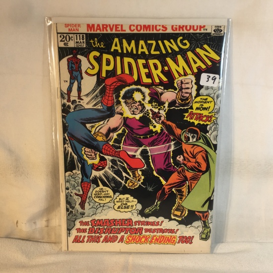 Collector Vintage Marvel Comics The Amazing Spider-man Comic Book No.118
