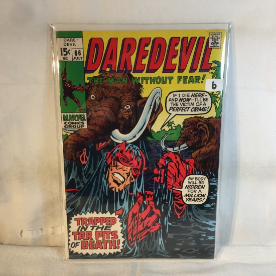 Collector Vintage Marvel Comics Daredevil The Man Without Fear Comic Book No.66