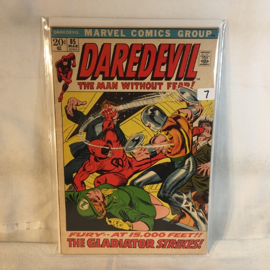 Collector Vintage Marvel Comics Daredevil The Man Without Fear Comic Book No.85