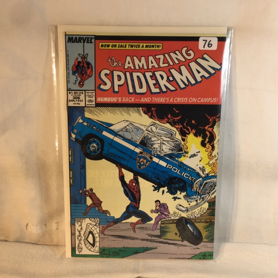 Collector Vintage Marvel Comics The Amazing Spider-man Comic Book No.306
