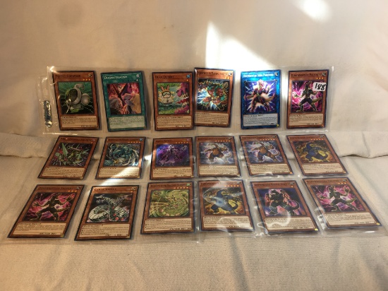 Lot of 18 Collector Assorted Yu-Gi-Oh TCG Trading Cards  -  See Pictures