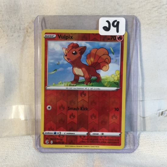 Collector Modern 2021 Pokemon TCG Basic Vulpix 029/264 Holo Trading Card