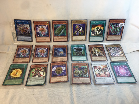 Lot of 18 Collector Assorted Yu-Gi-Oh TCG Trading Cards  -  See Pictures