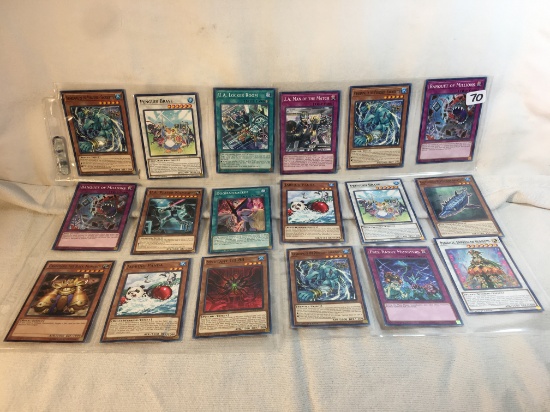 Lot of 18 Collector Assorted Yu-Gi-Oh TCG Trading Cards  -  See Pictures