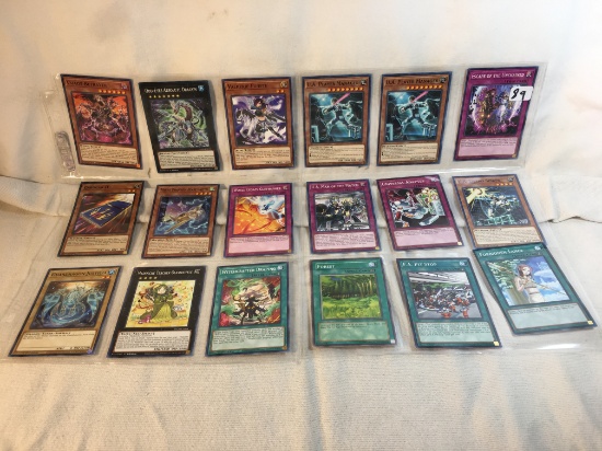 Lot of 18 Collector Assorted Yu-Gi-Oh TCG Trading Cards  -  See Pictures