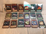 Lot of 18 Collector Assorted Yu-Gi-Oh TCG Trading Cards  -  See Pictures