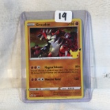 Collector Modern 2021 Pokemon TCG Basic Groudon 017/025 Holo Trading Card