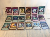 Lot of 18 Collector Assorted Yu-Gi-Oh TCG Trading Cards  -  See Pictures