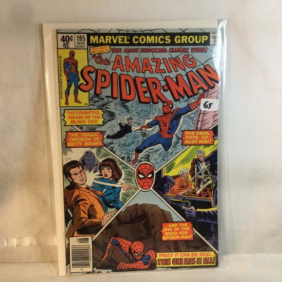 Collector Vintage Marvel Comics The Amazing Spider-man Comic Book No.195