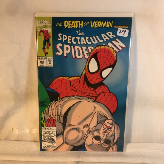 Collector Modern Marvel Comics The Spectacular Spider-man Comic Book No.196