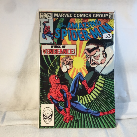 Collector Vintage Marvel Comics The Amazing Spider-man Comic Book No.240