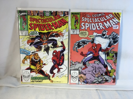 Lot of 2 Collector Vintage Marvel Comics The Spectacular Spider-Man Comic Books No.160.161.