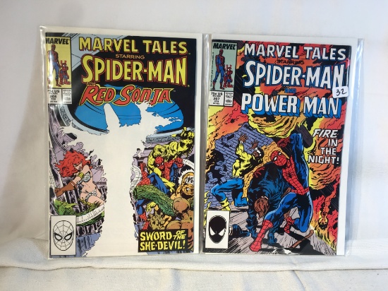 Lot of 2 Collector Vintage Marvel Comics Marvel Tales Starring Spider-Man Comic Books No.207.208.