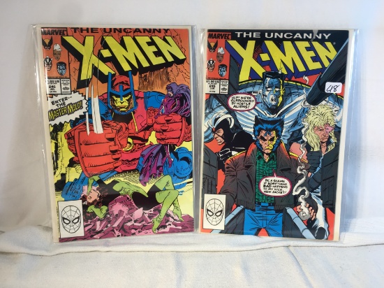 Lot of 2 Collector Vintage Marvel Comics X-Men Comic Books No.245.246.