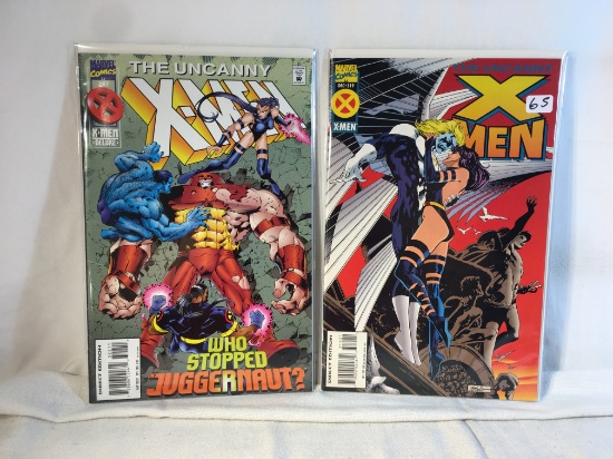 Lot of 2 Collector Vintage Marvel Comics The Uncanny X-Men Comic Books No.319.322.