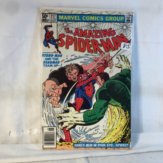 Collector Vintage Marvel Comics The Amazing Spider-man Comic Book No.217