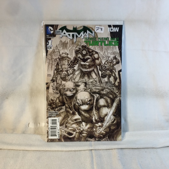 Collector Modern DC Comics Batman Teenage Mutant Ninja Turtles Comic Book No.1