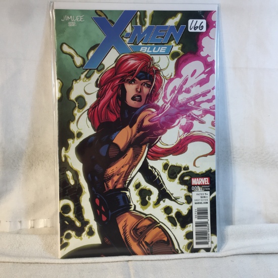 Collector Modern Marvel Comics X-Men Blue Variant Edition Comic Book No.7