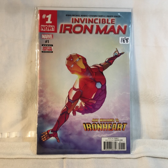 Collector Modern Marvel Comics Invincible Iron Man Comic Book No.1
