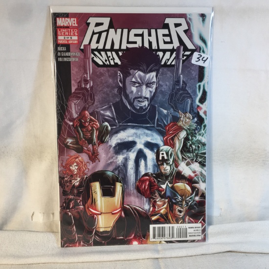 Collector Modern Marvel Comics The Punisher War Zone Limited Series Comic Book No.2