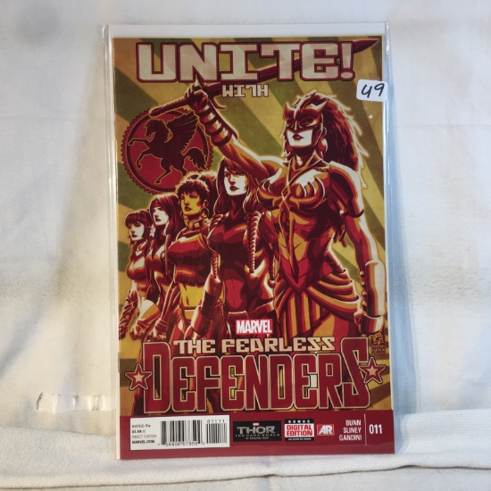 Collector Modern Marvel Comics The Fearless Defenders Comic Book No.11