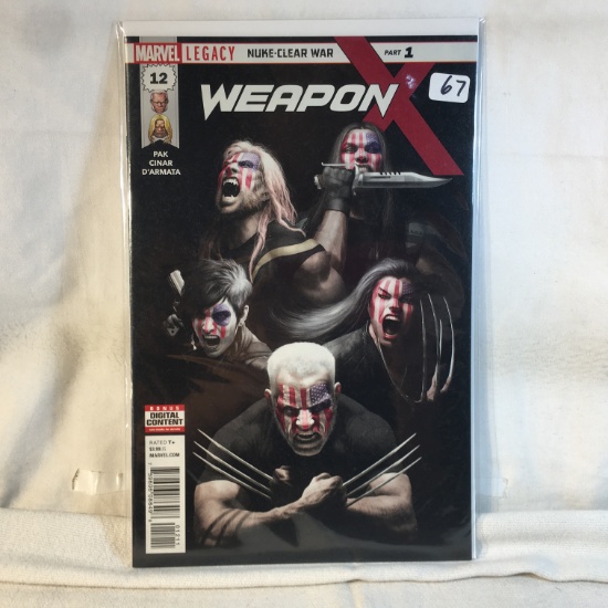 Collector Modern Marvel Comics Weapon X Comic Book No.12