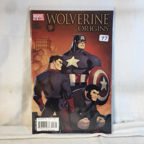 Collector Modern Marvel Comics Wolverine Origins Comic Book No.16