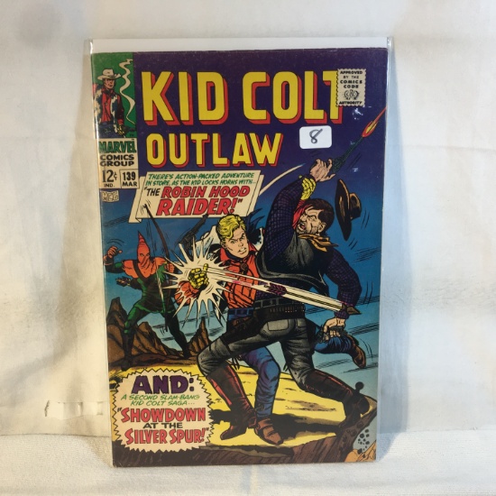 Collector Vintage Marvel Comics Kid Colt Outlaw Comic Book No.139