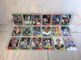 Lot of 18 Pcs Collector Vintage MLB Baseball Sport Trading Assorted Cards and Players - See Pictures