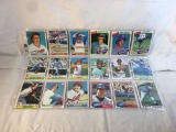 Lot of 18 Pcs Collector Vintage MLB Baseball Sport Trading Assorted Cards and Players - See Pictures