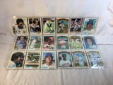 Lot of 18 Pcs Collector Vintage MLB Baseball Sport Trading Assorted Cards and Players - See Pictures