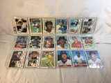 Lot of 18 Pcs Collector Vintage MLB Baseball Sport Trading Assorted Cards and Players - See Pictures