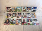 Lot of 18 Pcs Collector Vintage MLB Baseball Sport Trading Assorted Cards and Players - See Pictures
