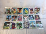 Lot of 18 Pcs Collector Vintage MLB Baseball Sport Trading Assorted Cards and Players - See Pictures