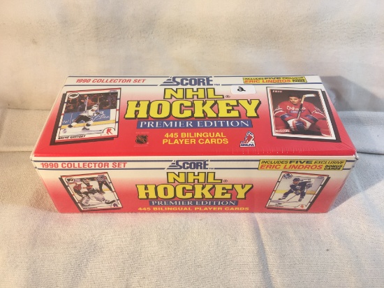 Factory Sealed 1990 Score NHL Hockey Premier Edition 445 Bilingual Player Cards Sport Cards