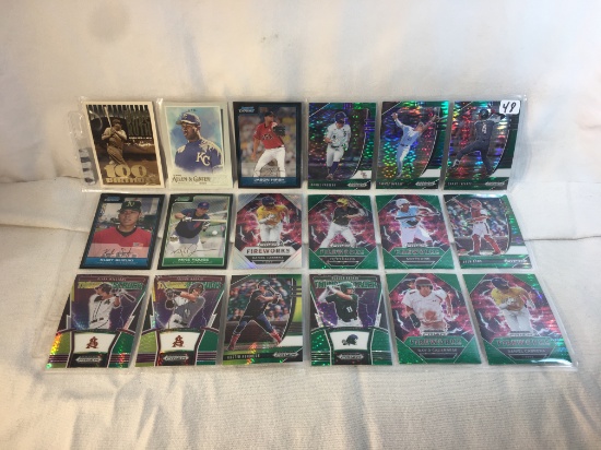Lot of 18 Pcs Collector Modern MLb Baseball Sport Trading Assorted Cards & Players - See Pictures