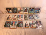 Lot of 18 Pcs Collector Vintage MLB Baseball Sport Trading Assorted Cards & Players - See Pictures